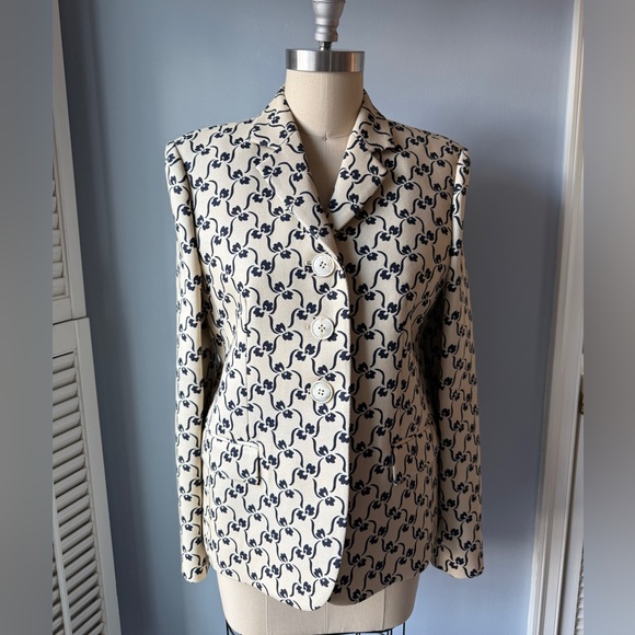 NEW Tory Burch Twill Crepe Blazer - Picture 1 of 8
